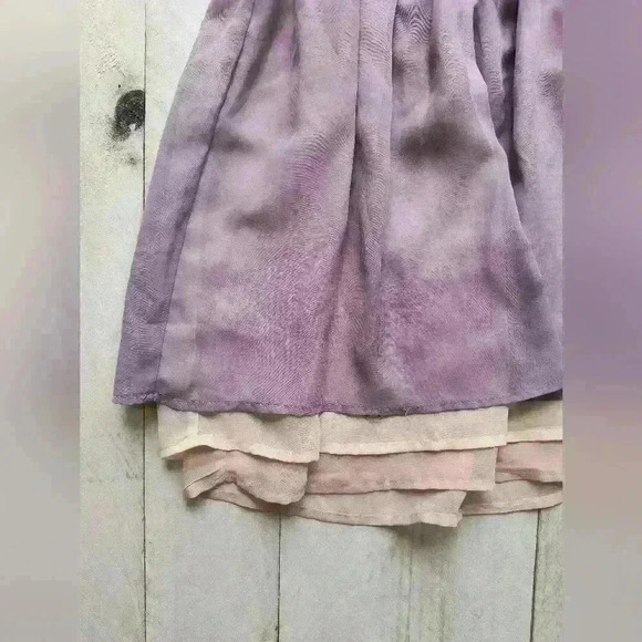 Charlotte Russe Strapless Color Block Empire Waist Mini Sheer Dress Size XS - Picture 3 of 6